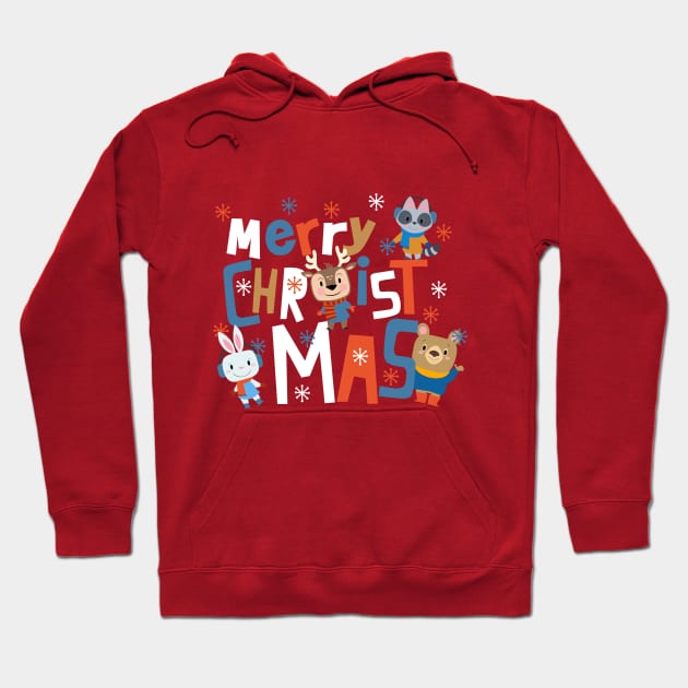 merry christmas Hoodie by richhwalsh